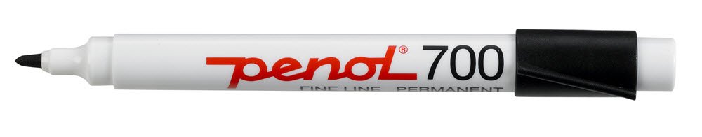 Penol 700 marker 1,5mm Sort